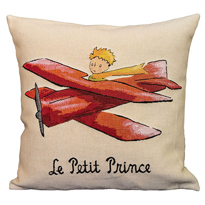 Saint-Exupéry Cushion cover : Little Prince, Plane