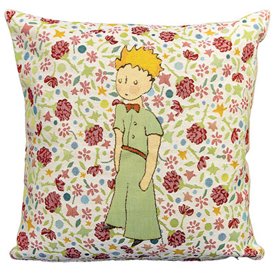 Saint-Exupéry Cushion cover : Little Prince, Flowers