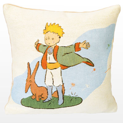 Saint-Exupéry Cushion cover : Little Prince, Cape, Fox