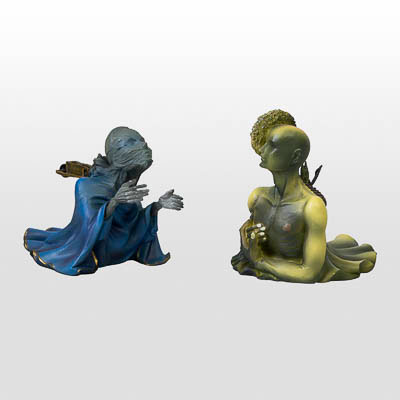 Figurine Salvador Dali : Tristan et Yseult