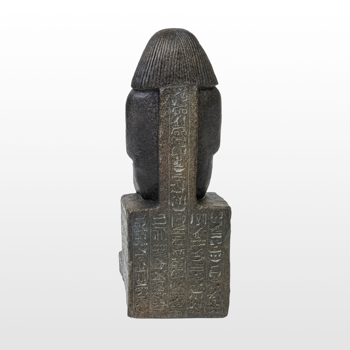 Estatuilla Egipcia: Senemut y la princesa Neferura (detallle 3)