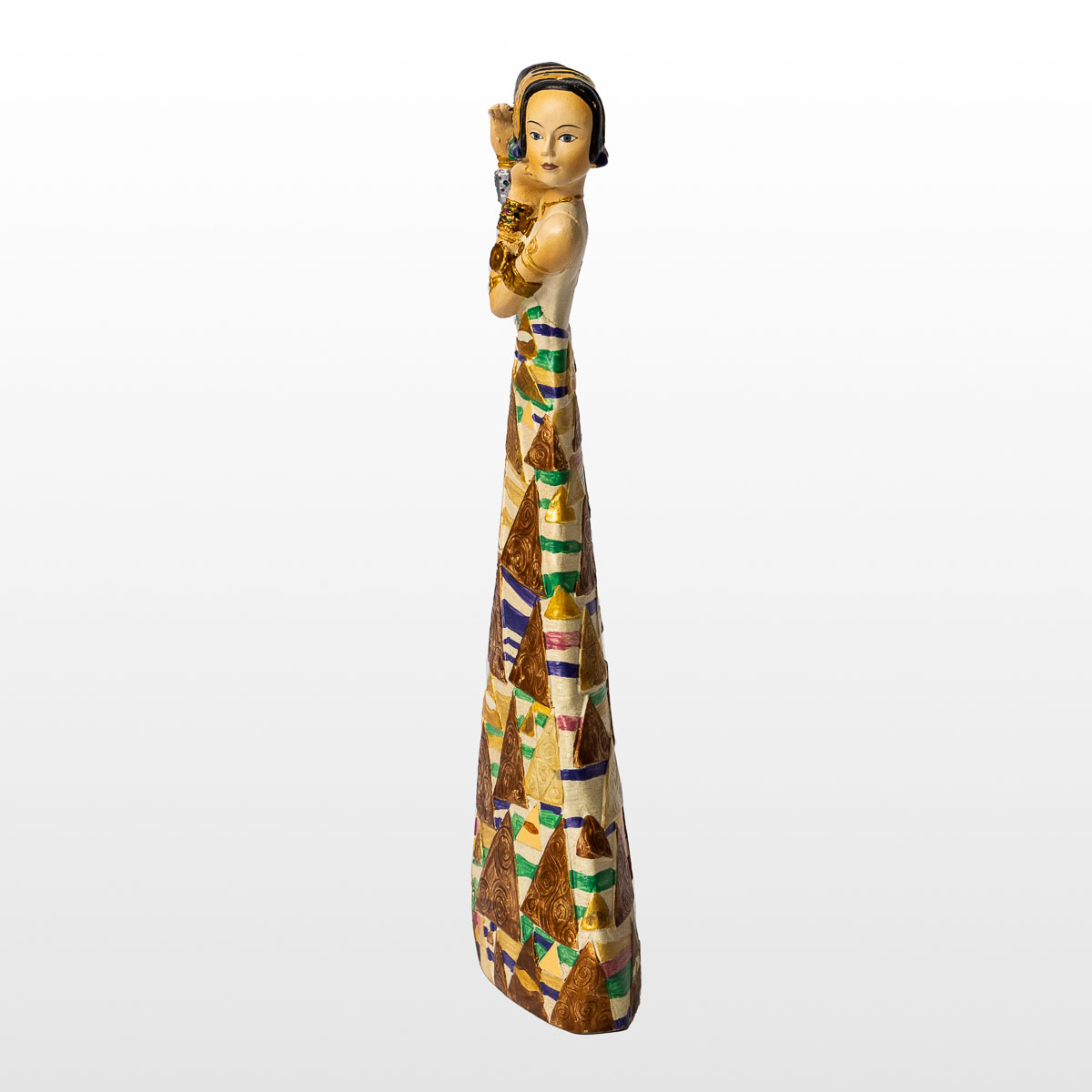 Figurine Gustav Klimt : L'attente (détail n°2)