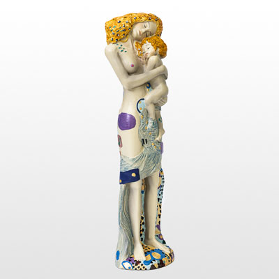 Gustav Klimt Figurine : Motherhood