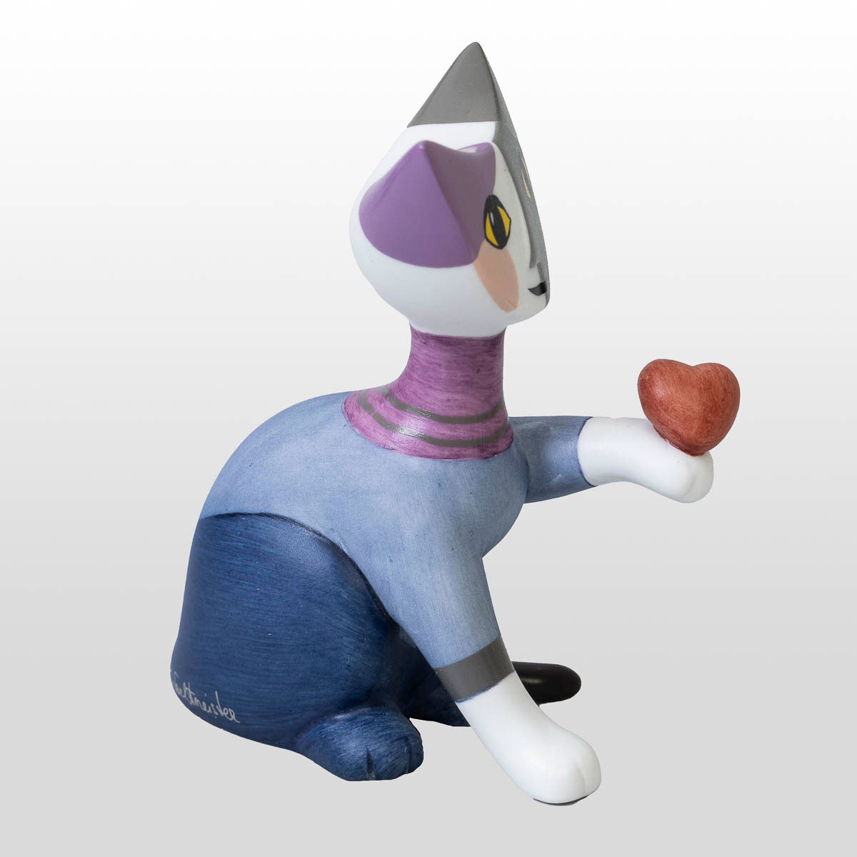 Figura de porcelana Rosina Wachtmeister: Amanda (vista lateral derecha)