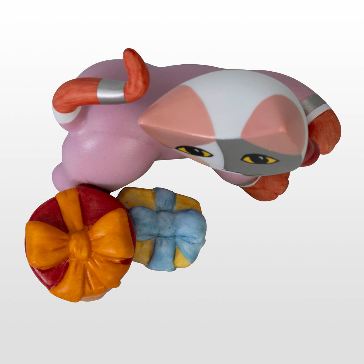 Figura de porcelana Rosina Wachtmeister: Bella y sus regalos de Navidad (vista inferior)