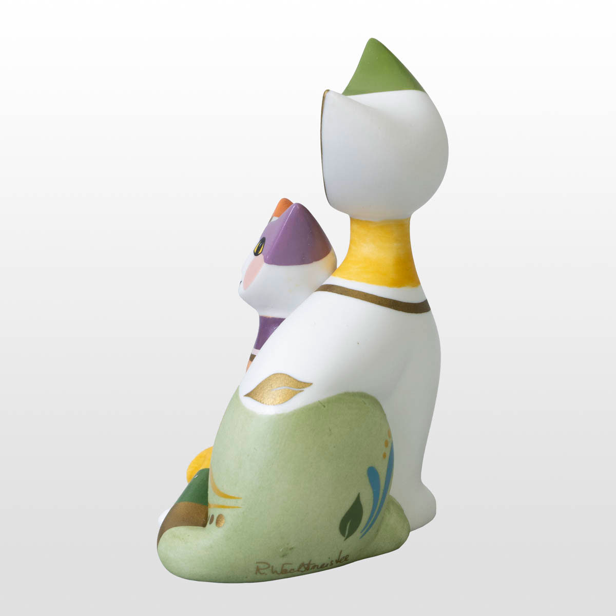 Figurine en porcelaine Rosina Wachtmeister : Silvia et Astro (détail n°2)