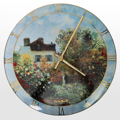 Claude Monet wall clock : The Artist's House