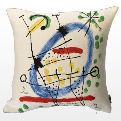 Joan Miro Cushion Cover: Untitled 1777 (1963)