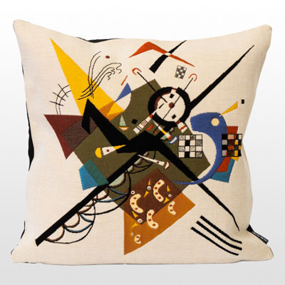 Kandinsky Cushion cover : Auf Weiss II (1923)