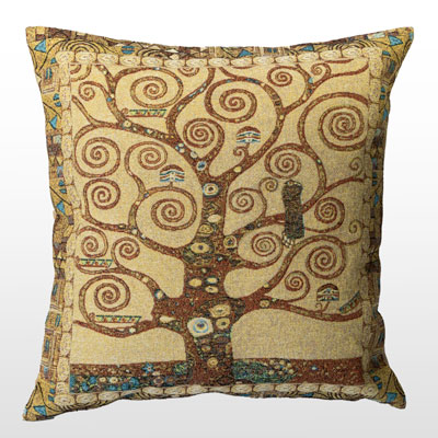 Gustav Klimt Cushion Cover: The Tree of Life