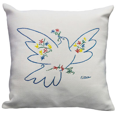 Pablo Picasso Cushion cover : Dove of Peace (1949)