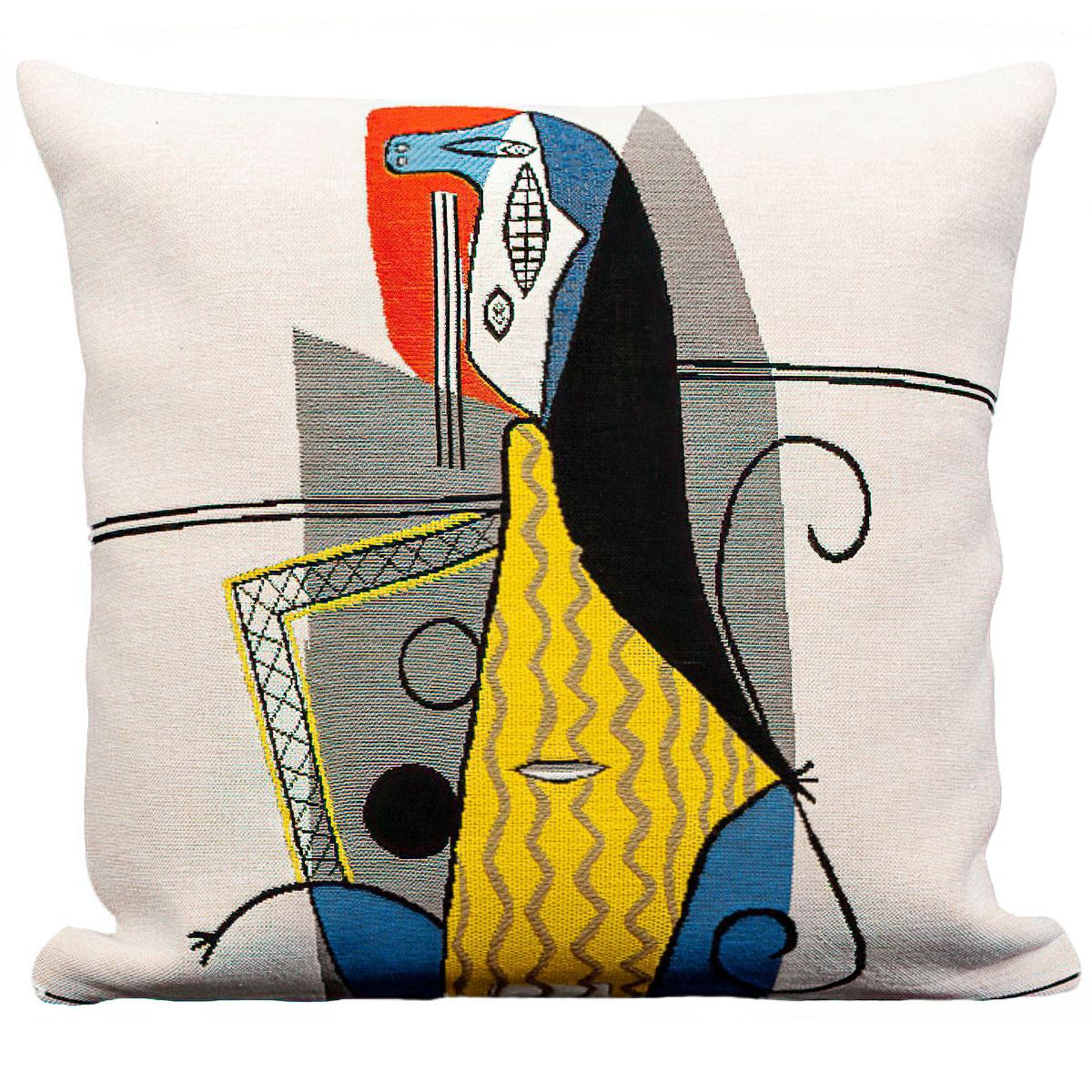 PICASSO WOMAN IN A CHAIR CUSHION COVER-