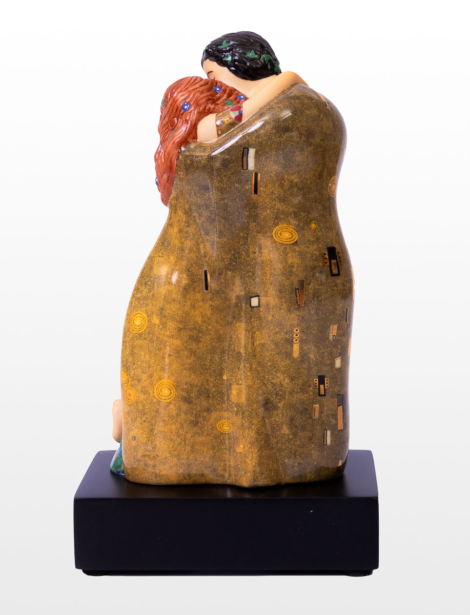 Figurine en porcelaine Gustav Klimt : Le baiser (détail n°5)