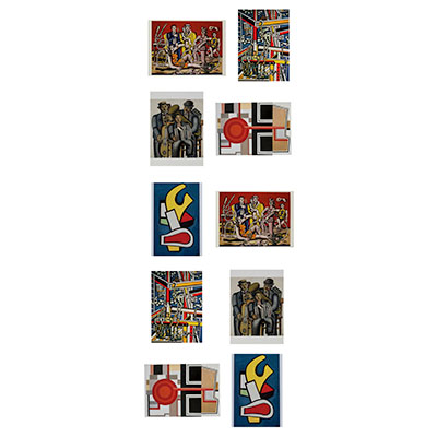 10 tarjetas postales Fernand Léger