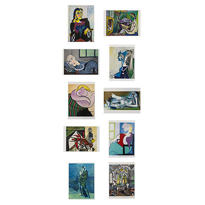 10 Pablo Picasso postcards n°1