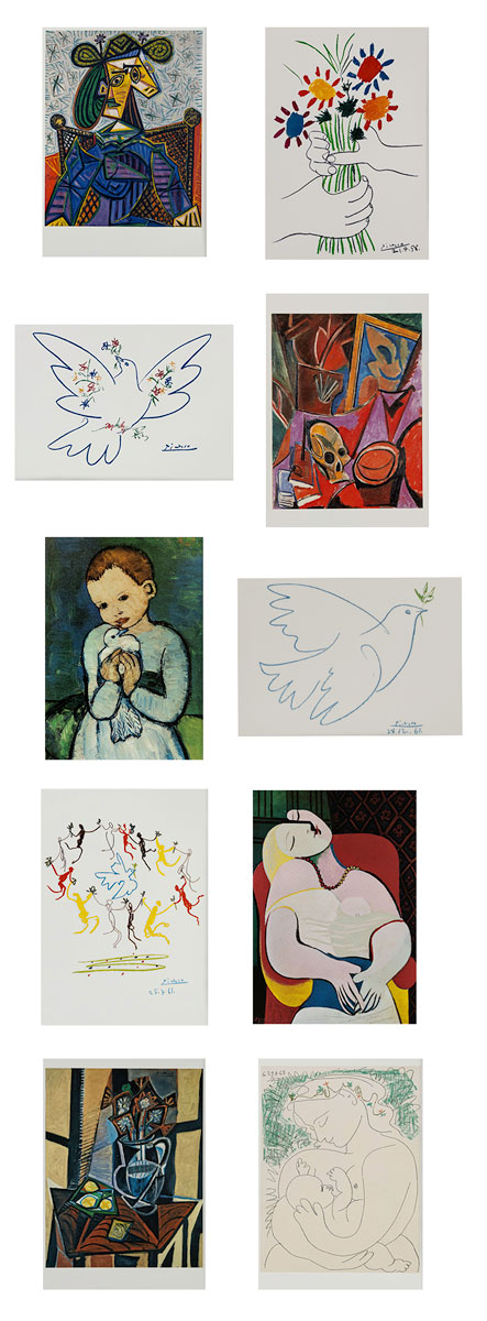 10 cartes postales Pablo Picasso n°2