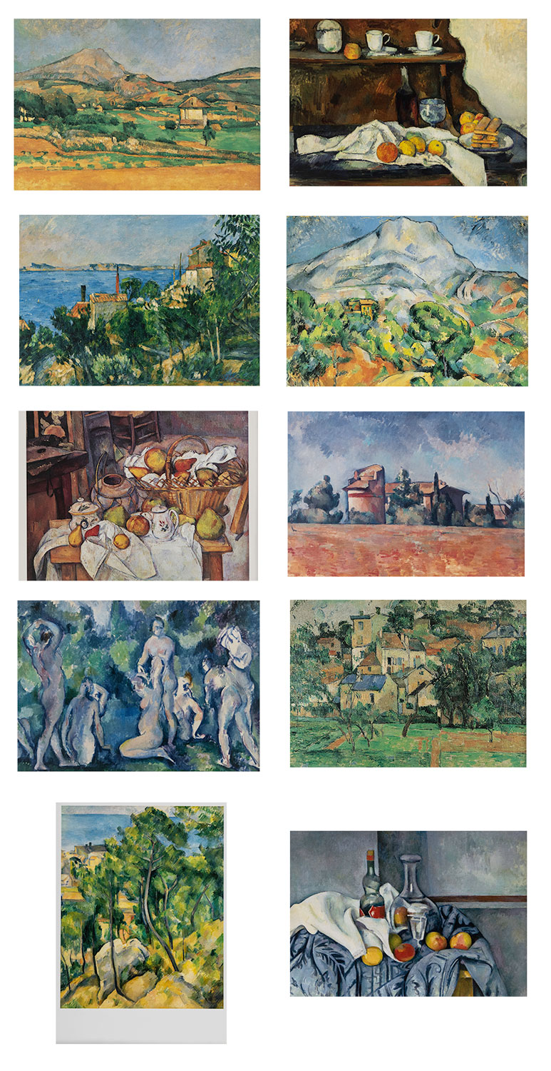 10 Paul Cézanne postcards
