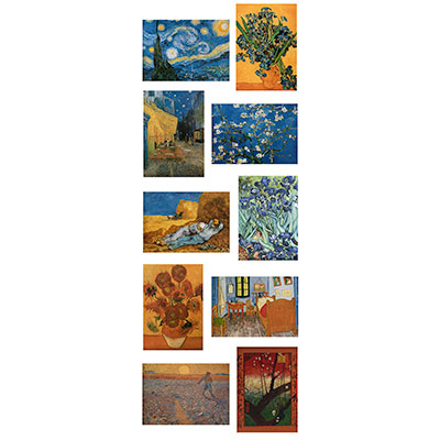 10 Vincent Van Gogh postcards