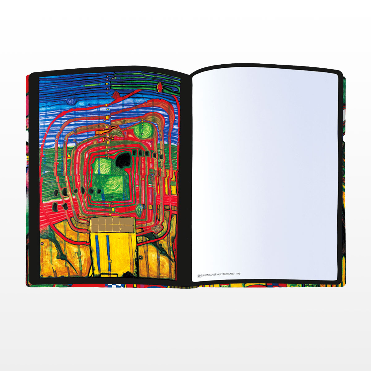 Cuaderno Hundertwasser: The end of the Greeks (con incrustaciones metálicas)