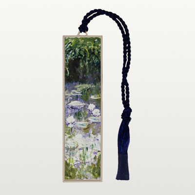 Claude Monet Bookmark : Water Lilies