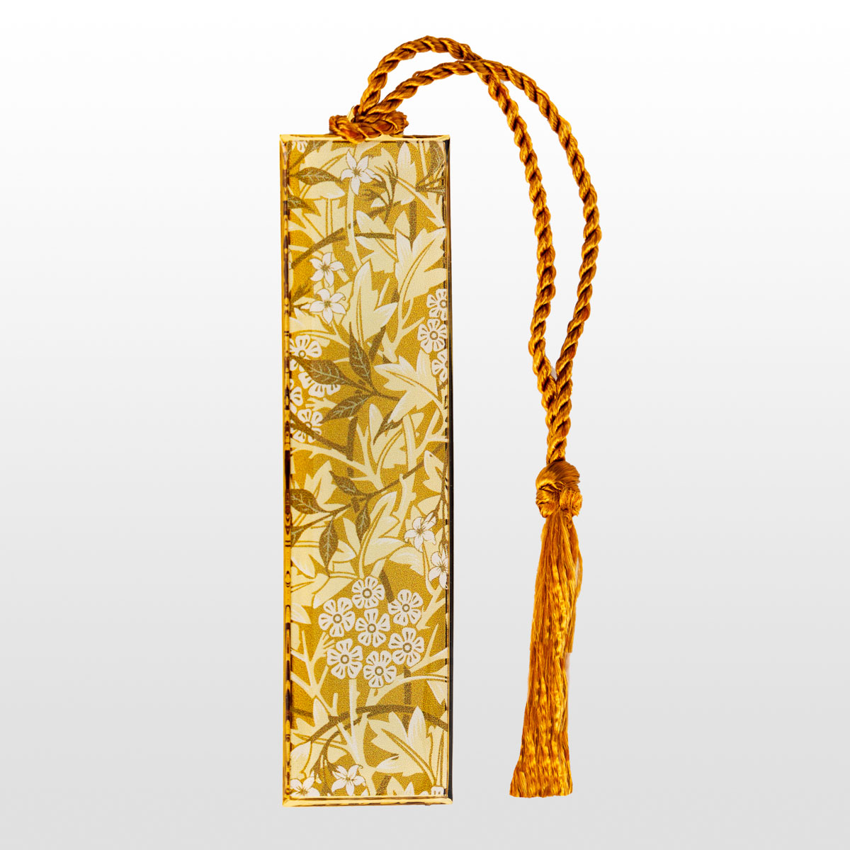 William Morris Bookmark : Jasmine (golden)