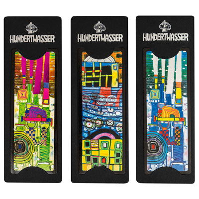3 marcalibros Hundertwasser (bolsillo n°2)