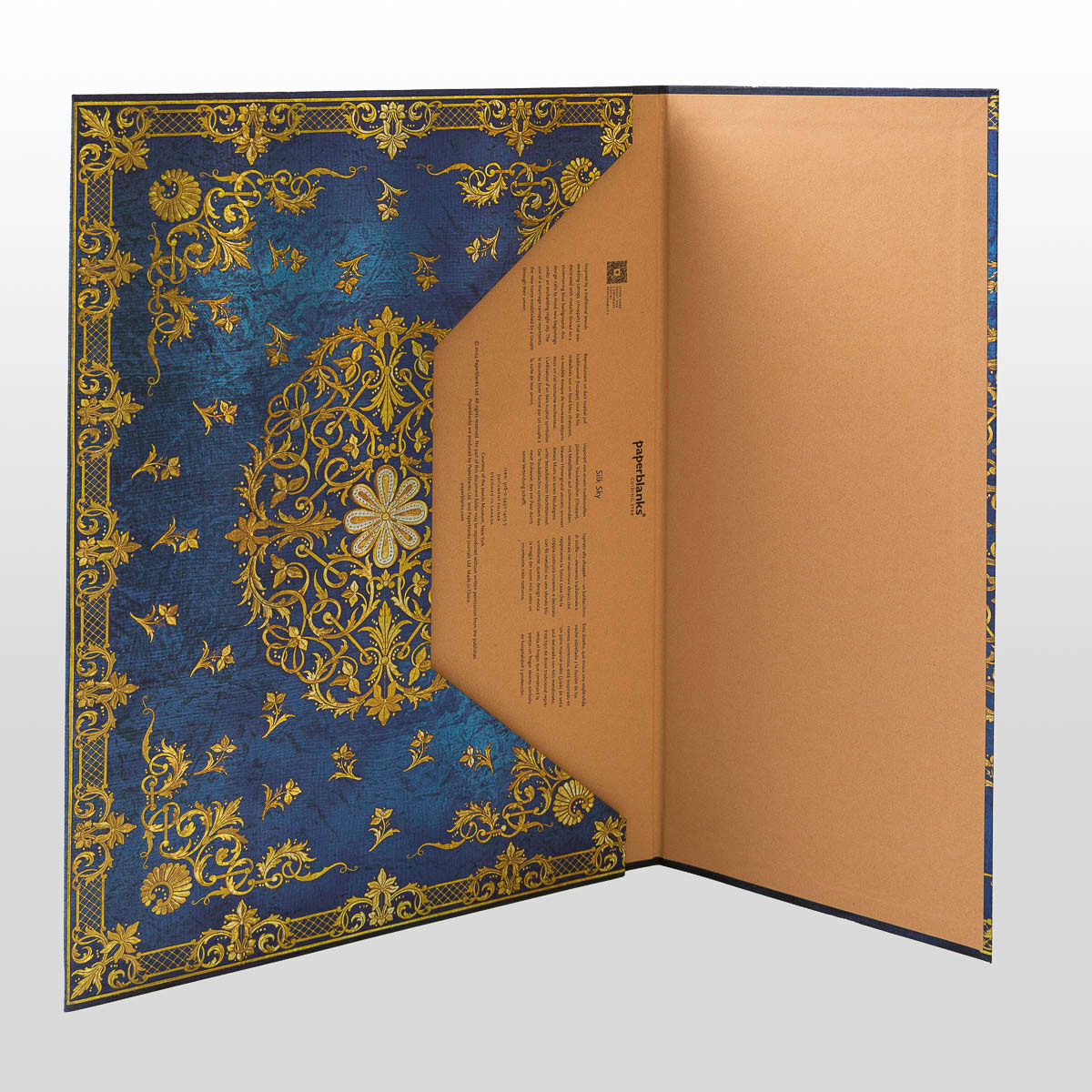 Document Folder - Silk Sky (chuppah) (open)