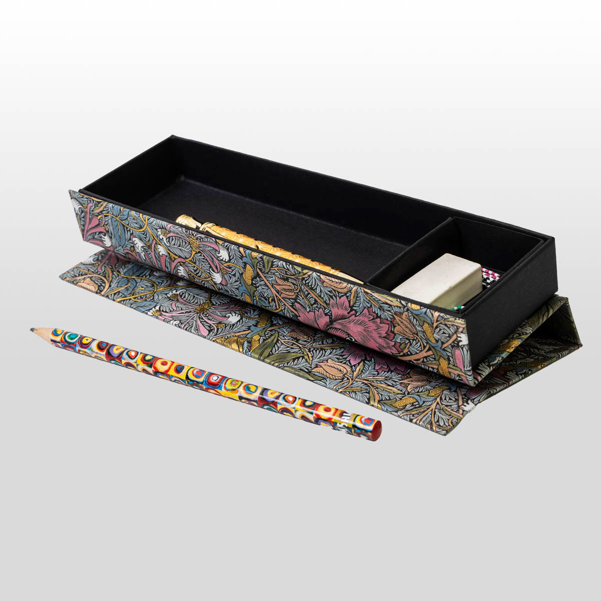 Paperblanks Pencil case - William Morris : Pink Honeysuckle (detail 3)