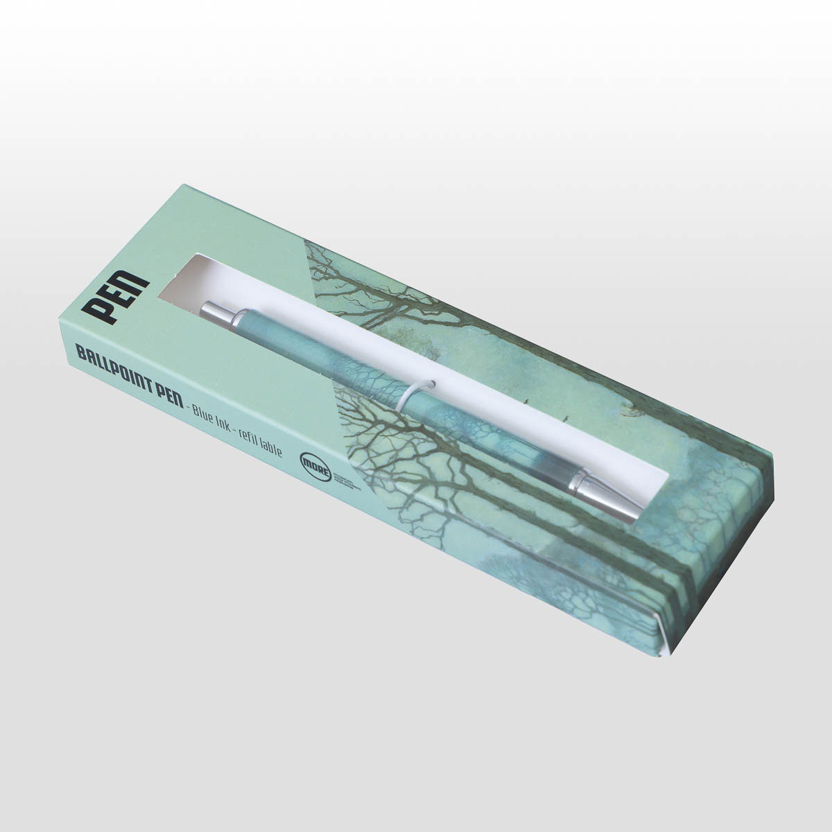 Ballpoint pen after Jan Mankes: Row of trees (gift box)