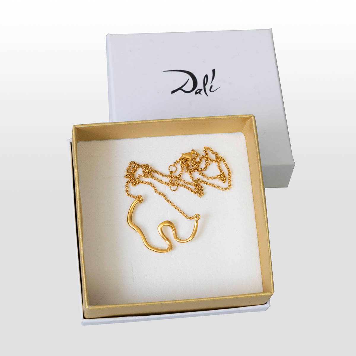 Ciondolo ispirati a Salvador Dali: Cigni (scatola regalo firmata Dali)