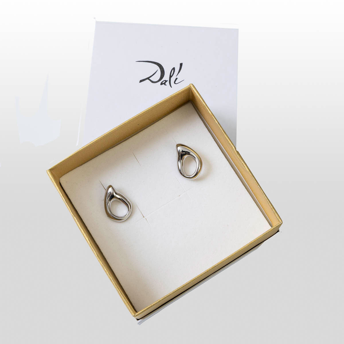 Orecchini ispirati a Salvador Dalì: Angelus 1 (argento)