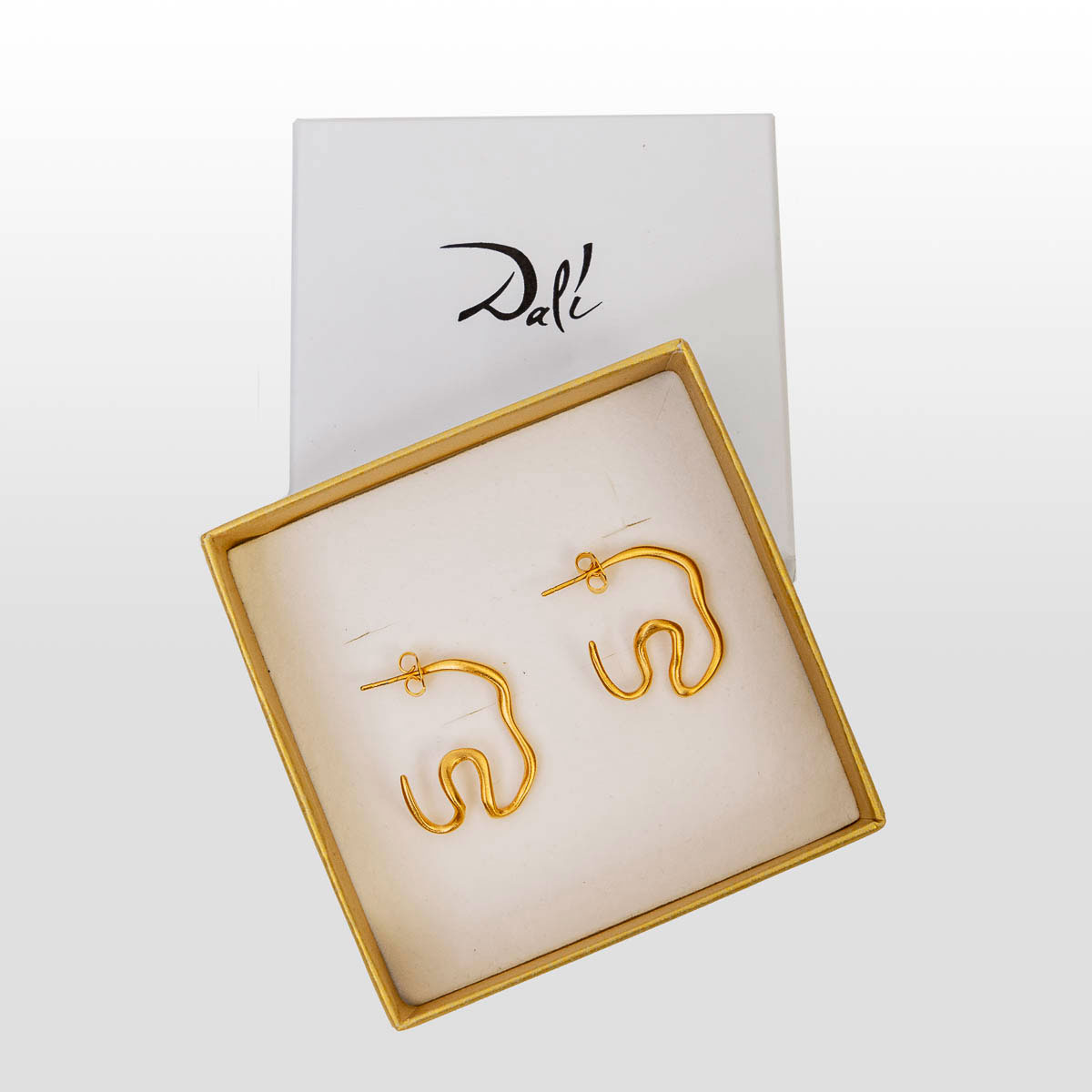 Orecchini ispirati a Salvador Dali: Cigni (dettaglio)