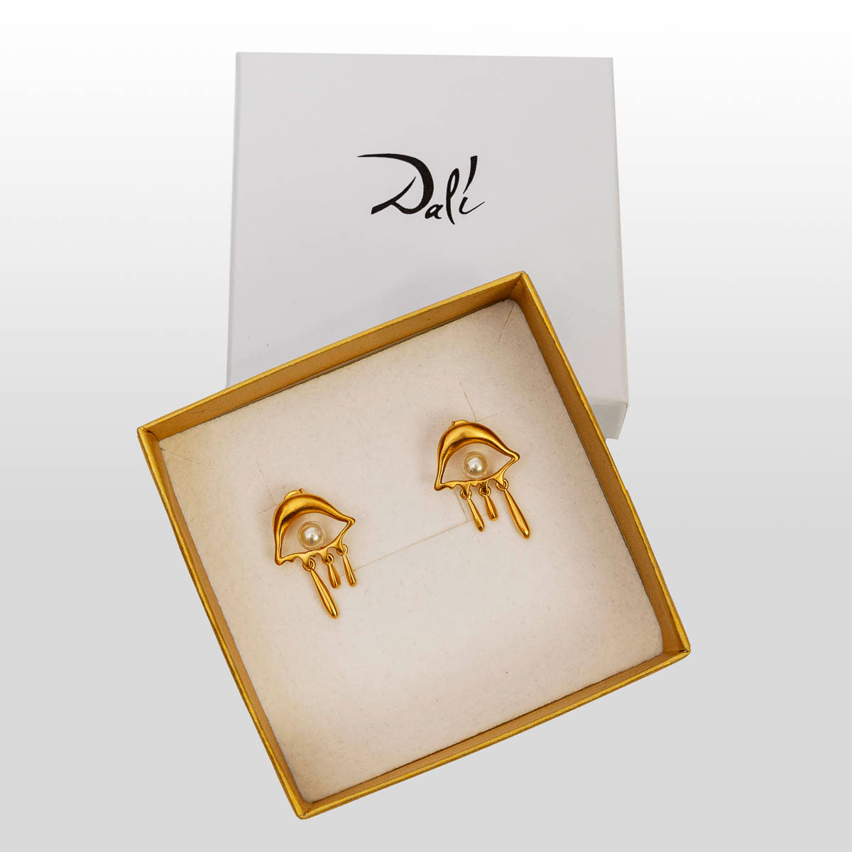 Orecchini ispirati a Salvador Dali: Occhio (dettaglio)