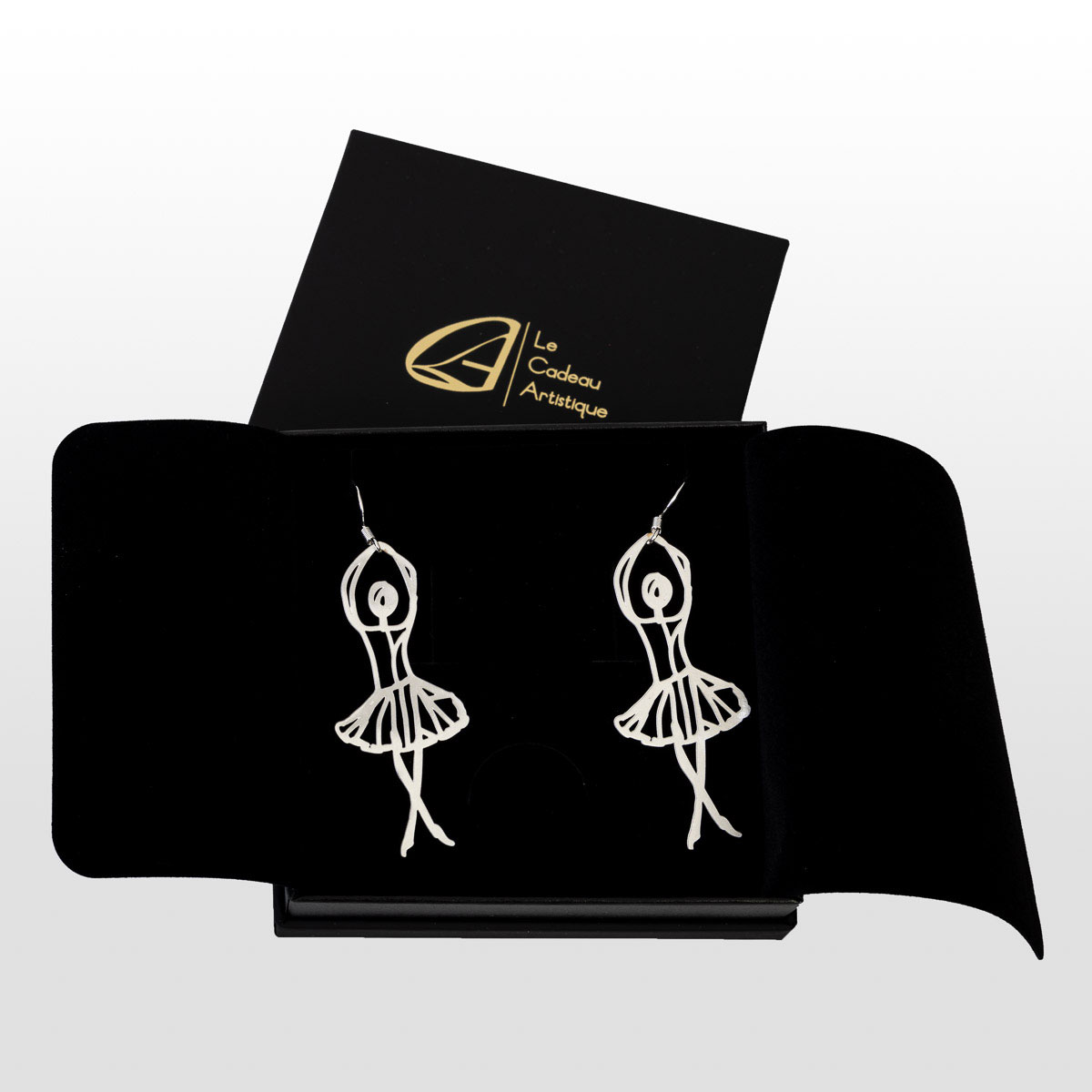 Boucles d'oreilles Degas : Petite danseuse (détail 1)