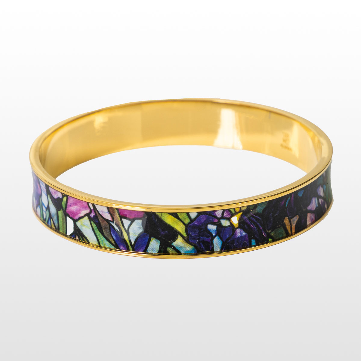 Bracelet Bangle Louis Comfort Tiffany : Magnolias et Iris (détail 1)