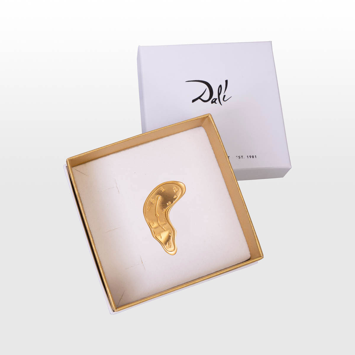 Brooch after Salvador Dalí: Soft Watch