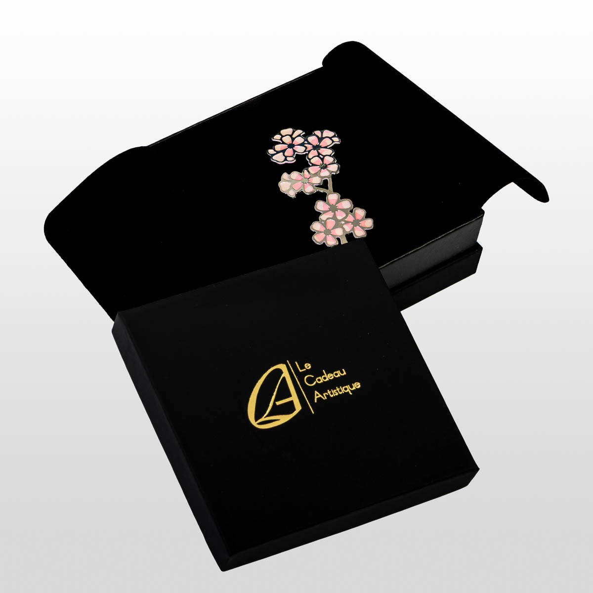 Broche Hiroshige: Sakura Blossom (detalle 2)