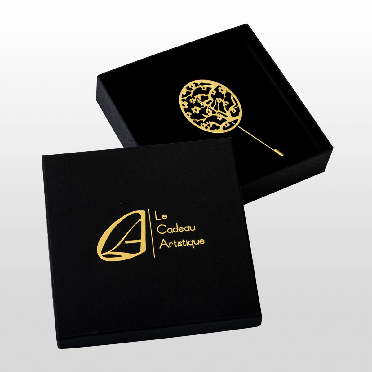 Vincent Van Gogh Brooch : Almond Tree in Bloom (detail 2)