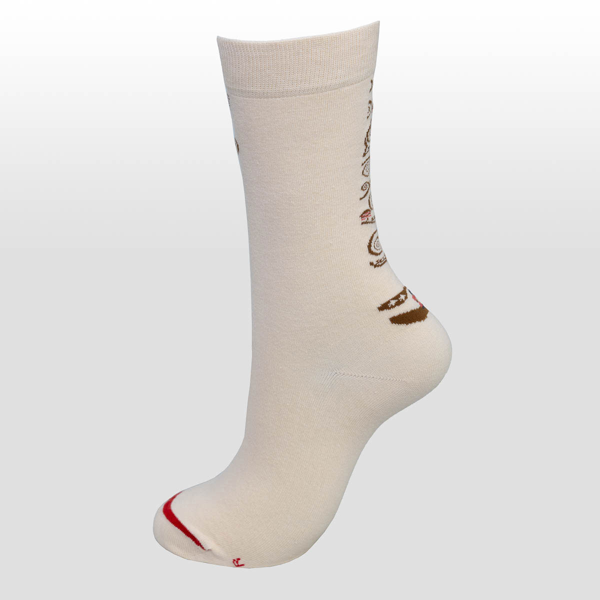 Calcetines Gustav Klimt: El Abrazo (Fulfilment), detalle 1