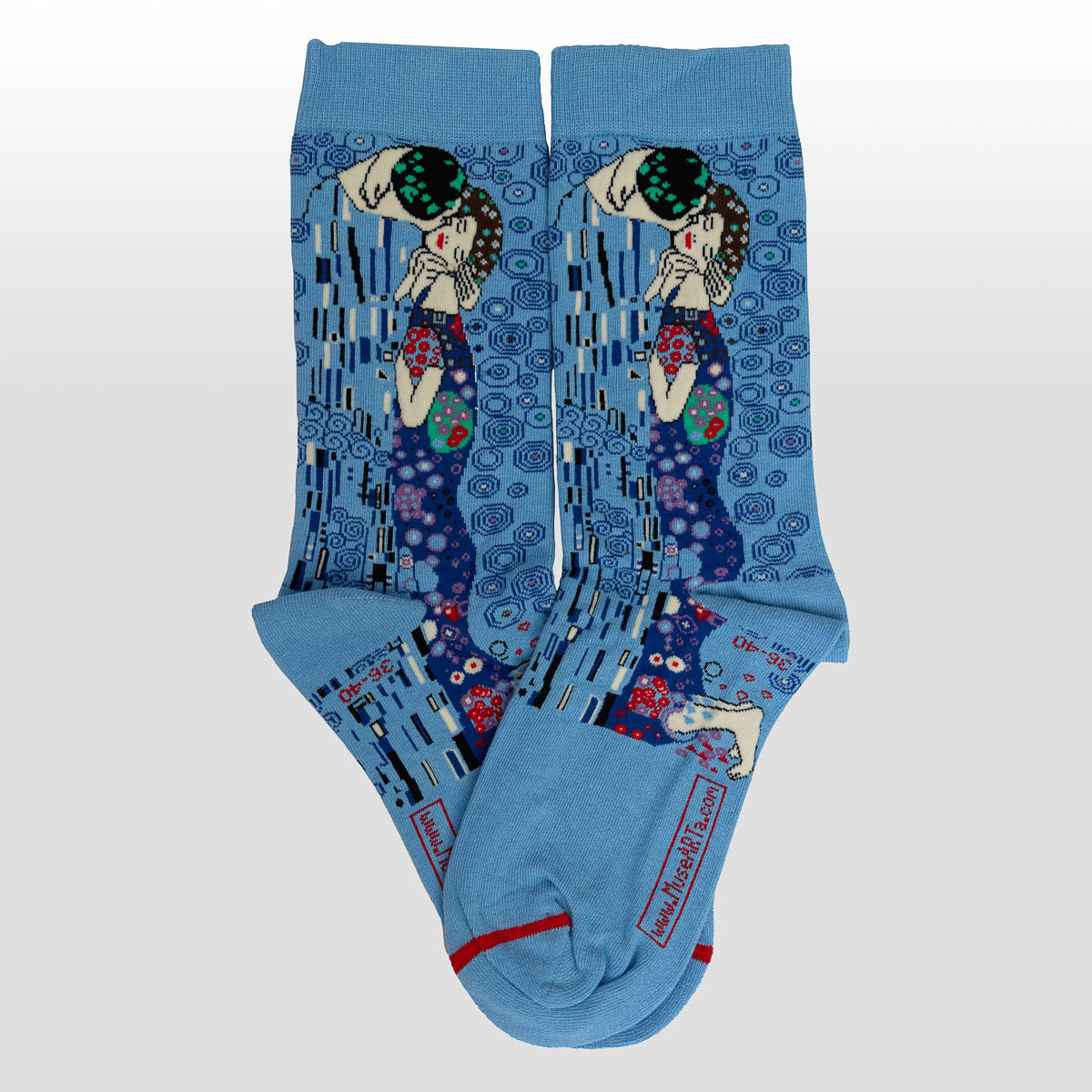 Calcetines Gustav Klimt: El beso (detalle 2)