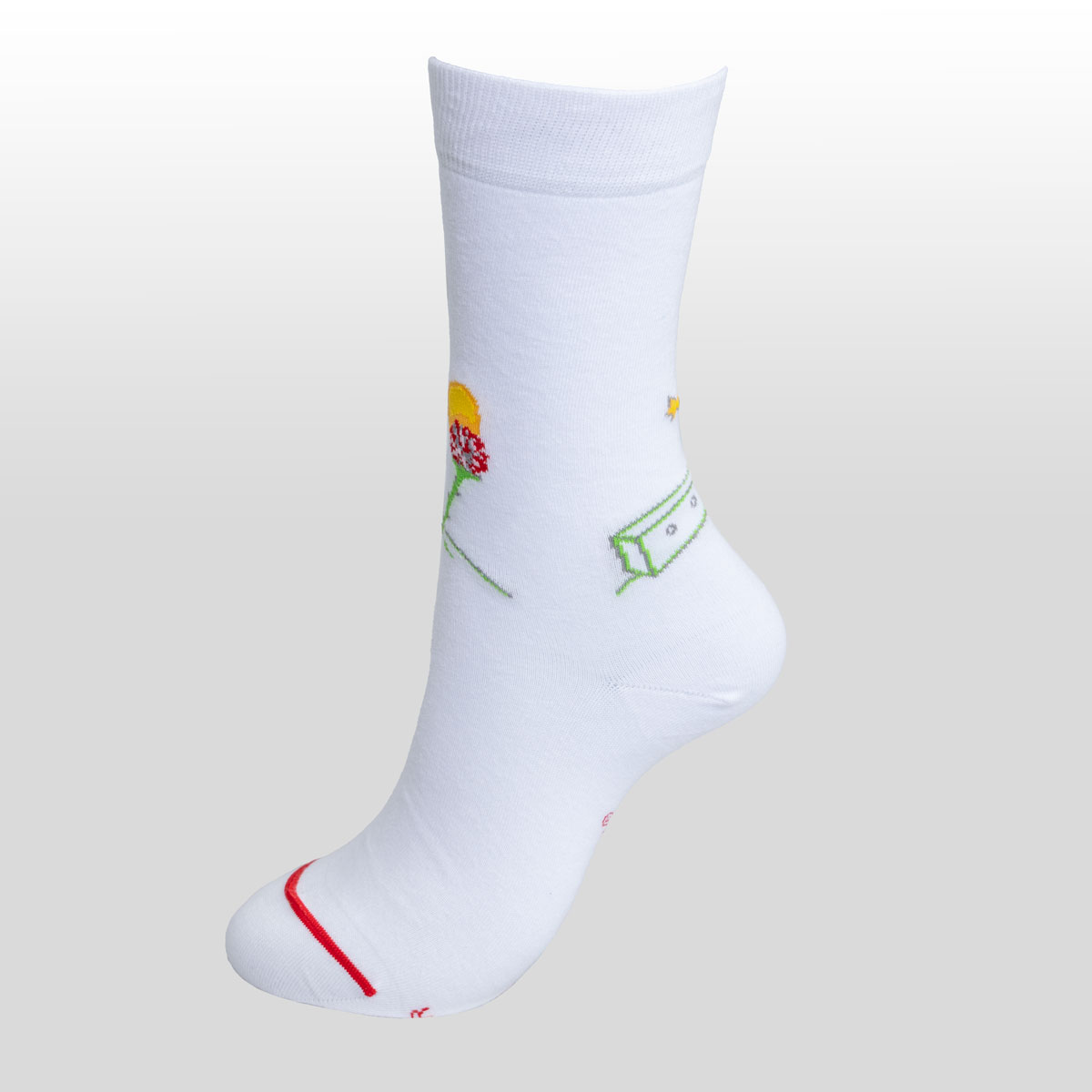 Calcetines Saint Exupéry: El principito, zorro (detalle 2)