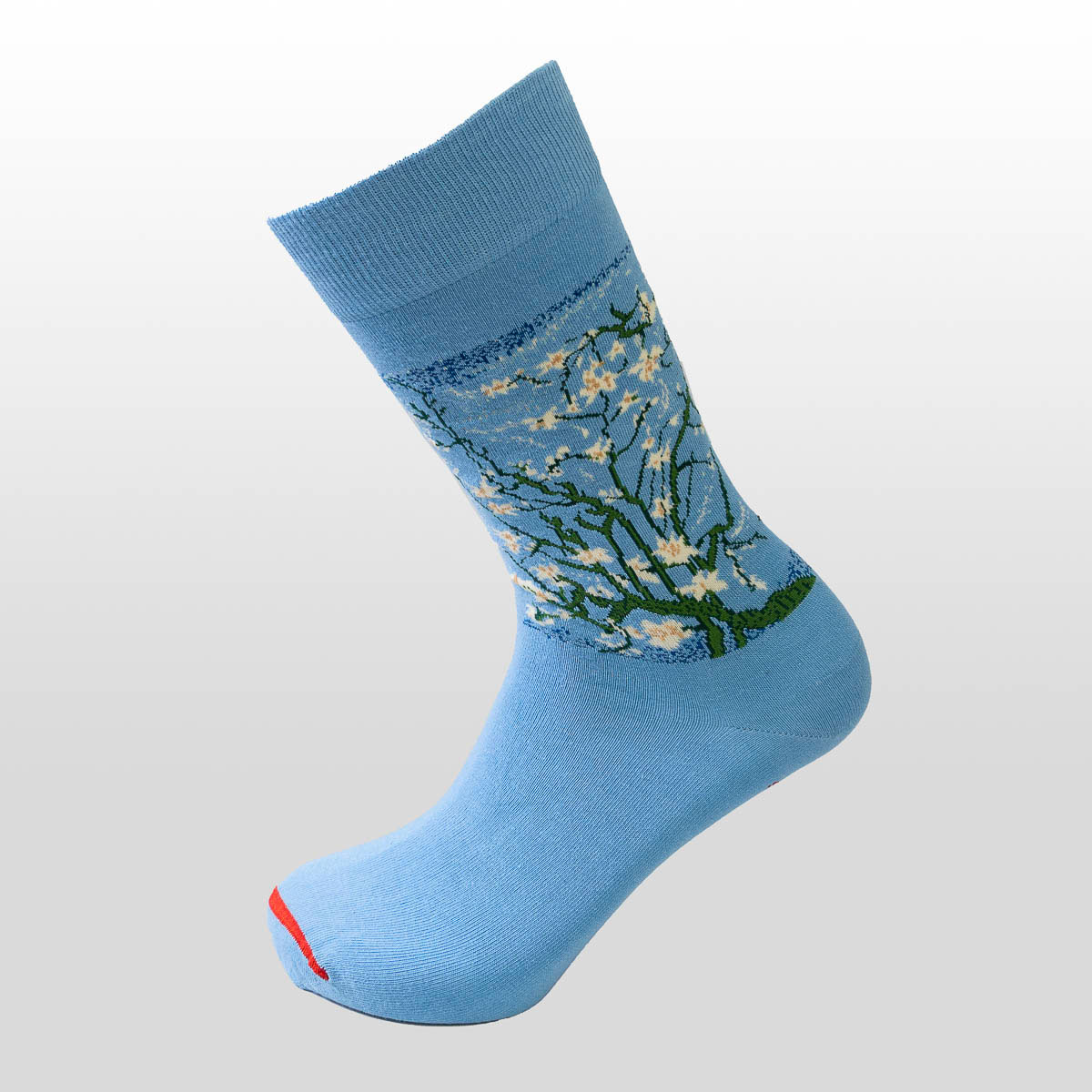 Calcetines en una bola de regalo de Navidad - Van Gogh : Almendro en flor (1 calcetín)