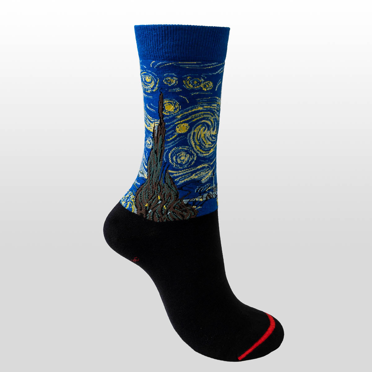 Calcetines en una bola de regalo de Navidad - Van Gogh : La noche estrellada (1 calcetín)