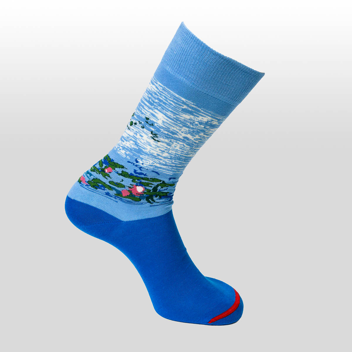 Calcetines Claude Monet: Nenúfares (detalle 1)