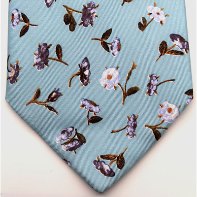 Botticelli Silk tie - Venus (blue)