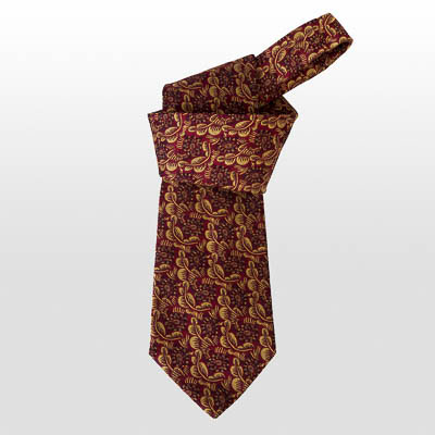 Cravate Raoul Dufy : Tortues (rouge)