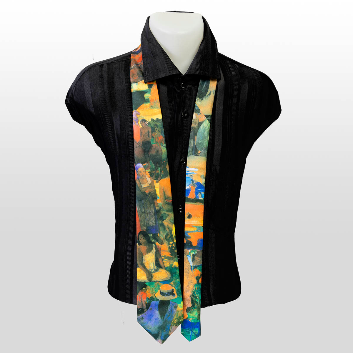 Cravatta Paul Gauguin - Scene polinesiane (su manichino)