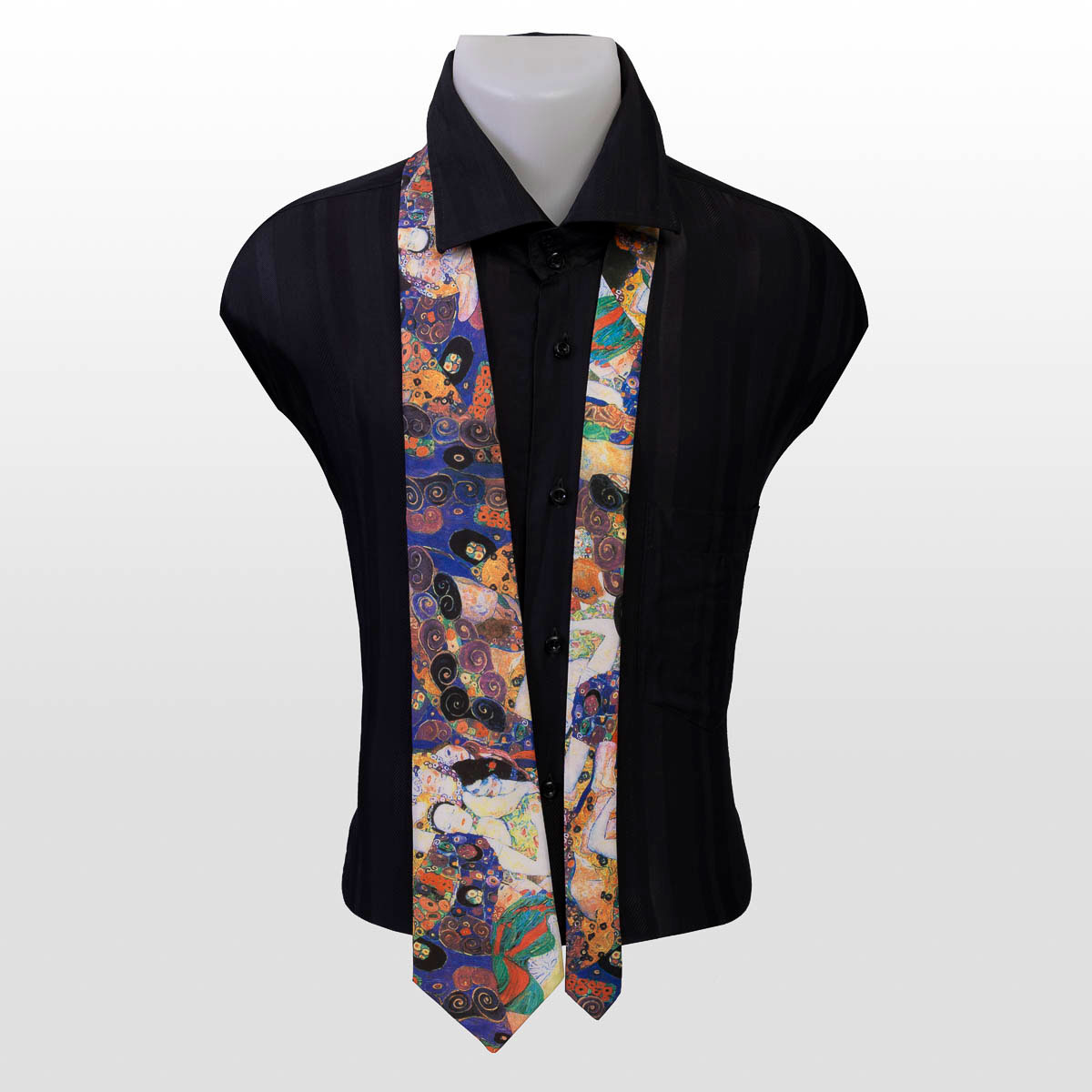 Gustav Klimt Tie - Virgin (on mannequin)