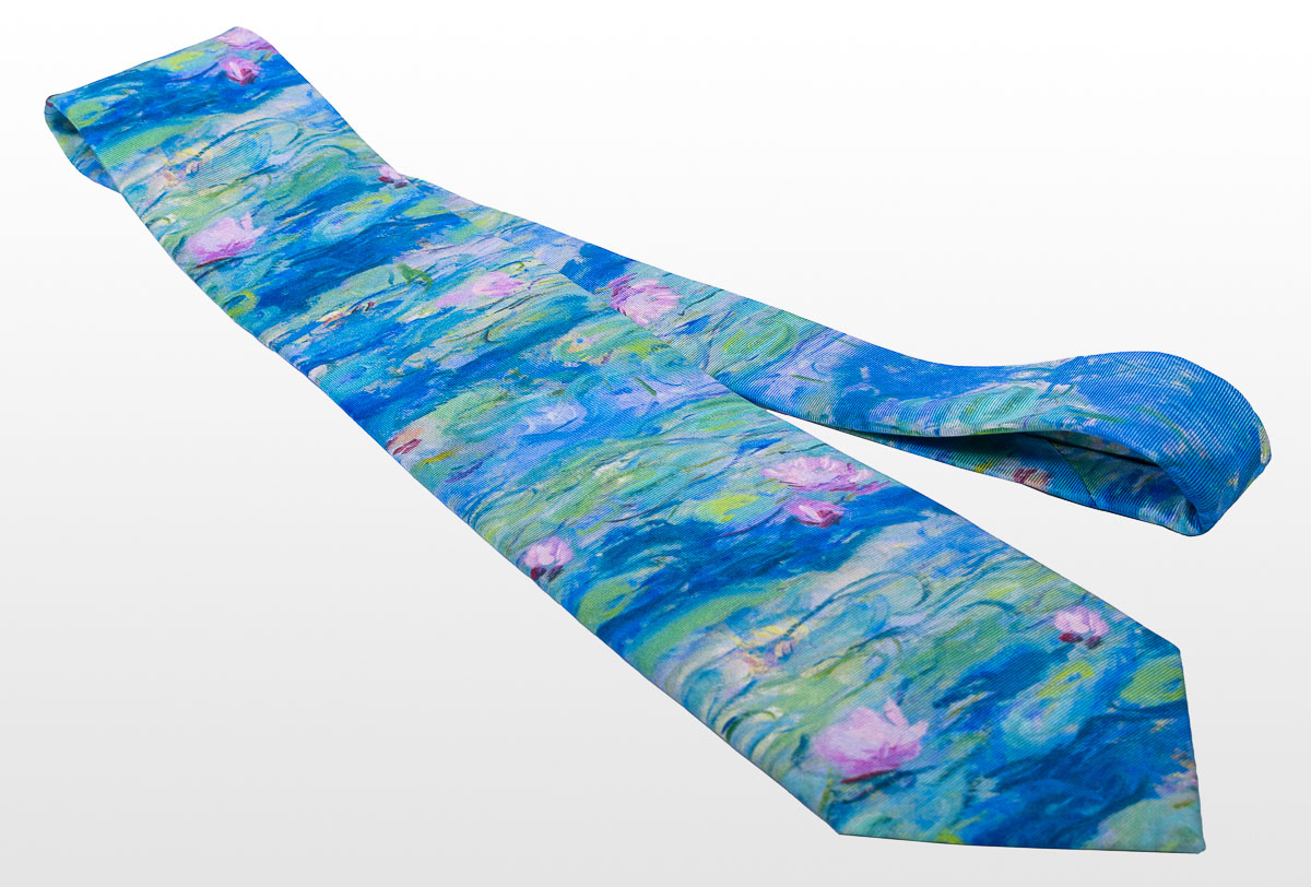 Cravatta Claude Monet - Water Lilies (dettaglio)