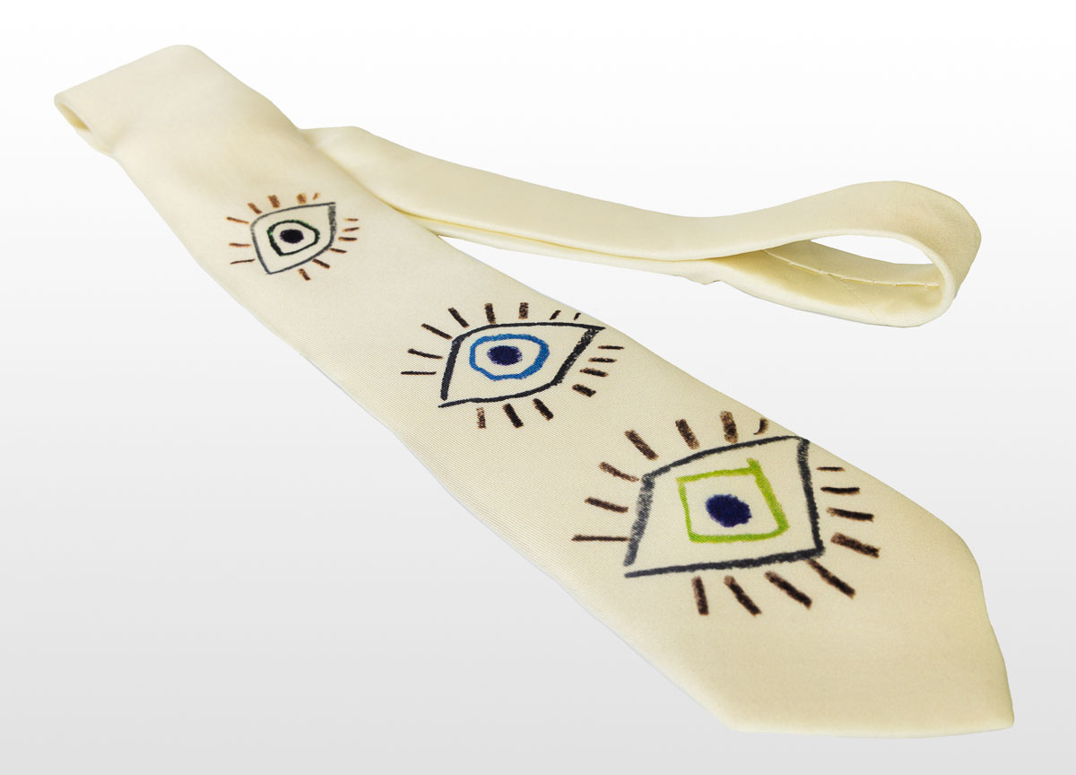 Silk tie - Pablo Picasso : Eye (detail)
